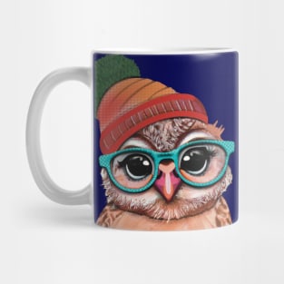 Owl Wearing Glasses Mug